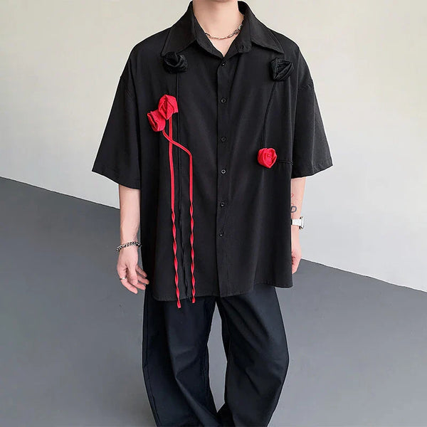 3D Panel Sculptural Short Sleeve Top