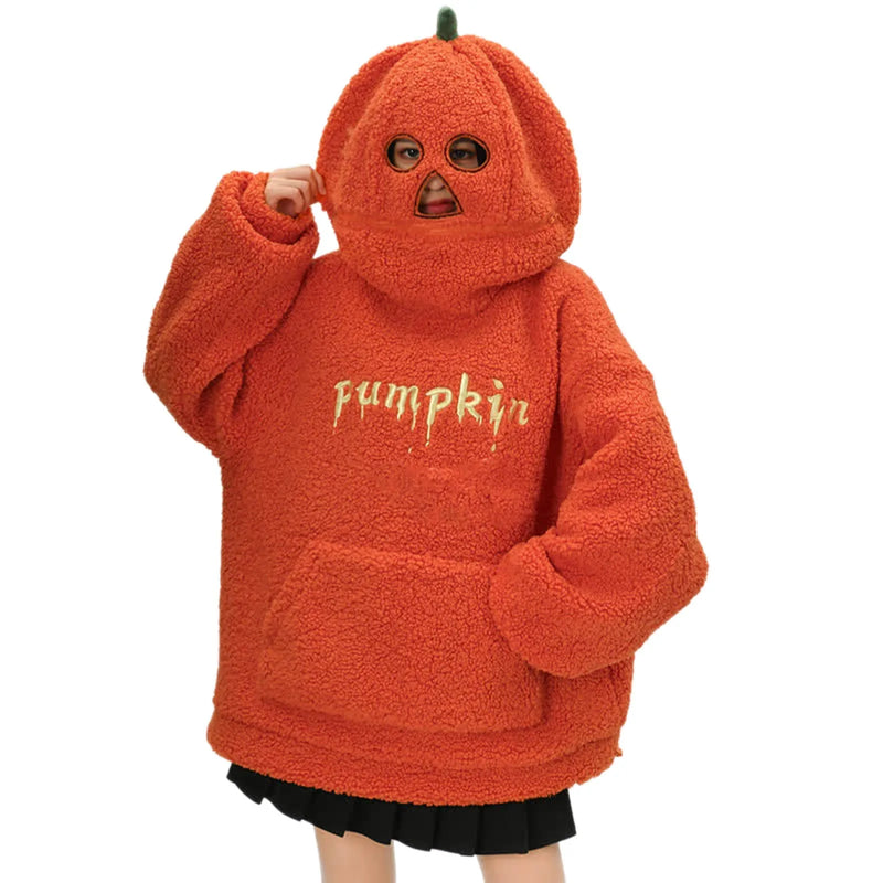 Oversized Relaxed 2000s Pumpkin Sweatshirt