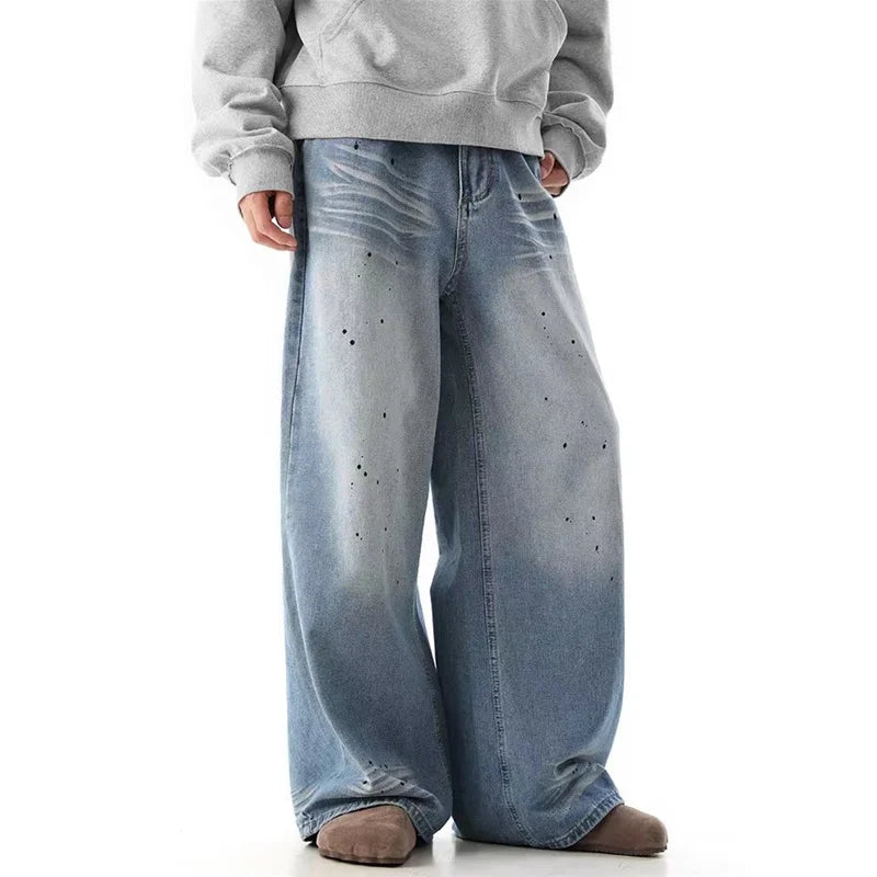 Classic Boy Freind Heritage Oversized Blue Relaxed Denim
