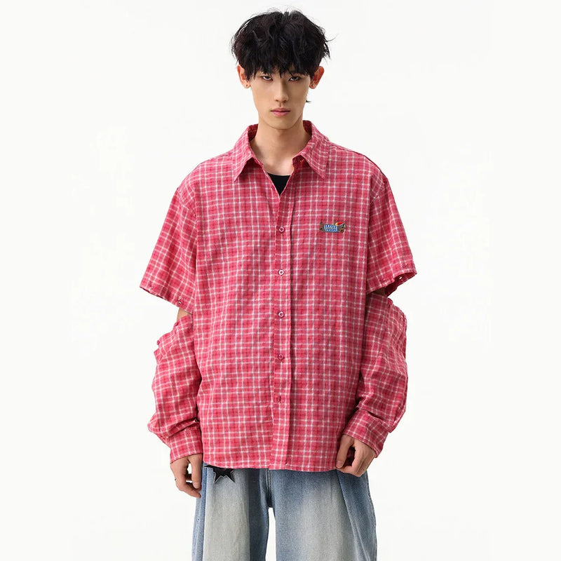 Breezy Plaid Casual Summer Short Top
