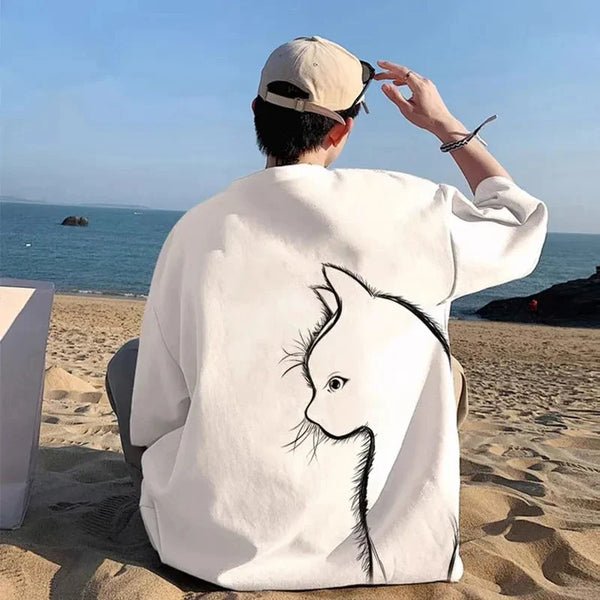 Minimalist Pawed Profile T-Shirt