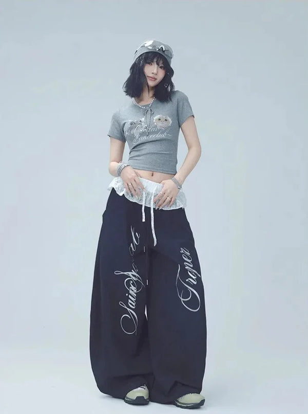 Black Tech Jazz Trousers