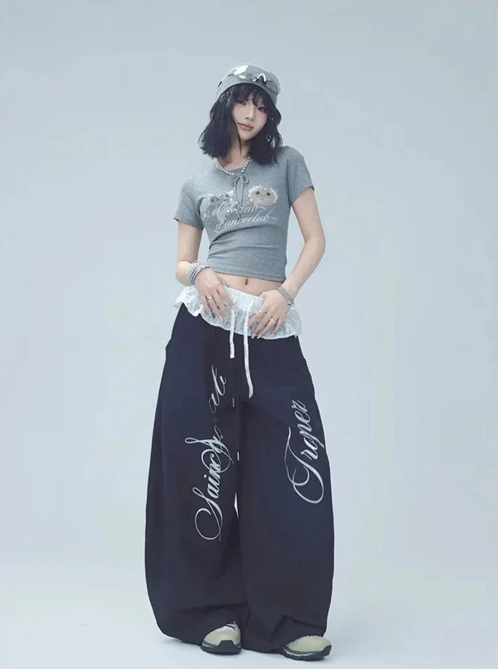 Black Tech Jazz Trousers