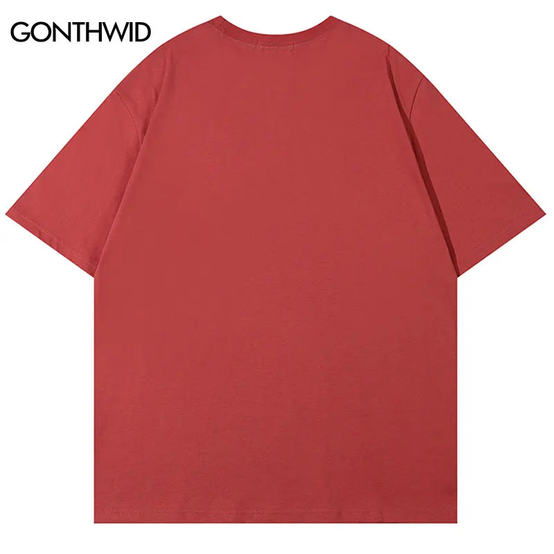 Gölge Baskılı File Detaylı Tişört, arka görünüm — Navra Wear