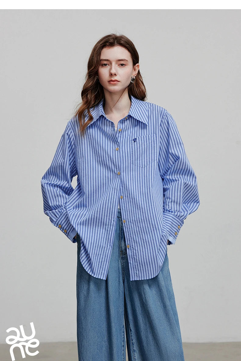 Kadın Vintage Gömlek, önden görünüm — Navra Wear