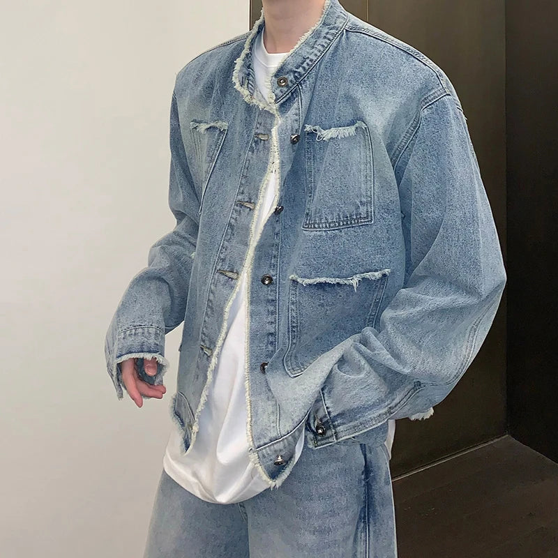 Men's Metro Classic Faded Luxury Denim Jacket