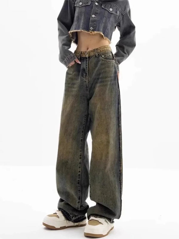 Heritage Relaxed Staple High-Rise Bell Leg Denim