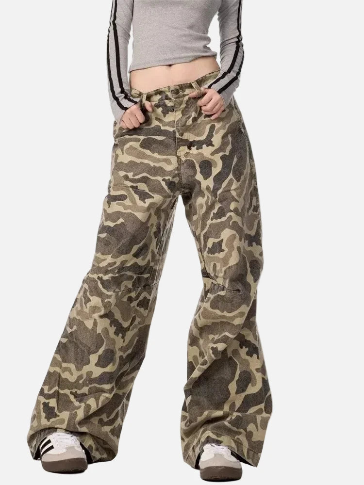 Heritage Woodland Relaxed Bell Leg Denim