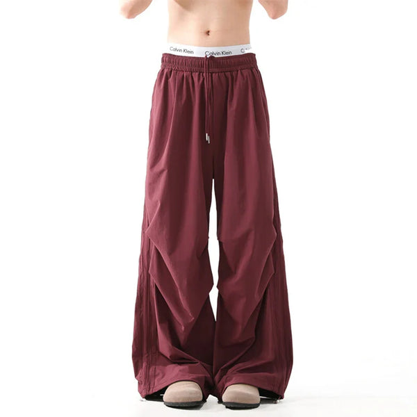 Summer Pleat Wide-Leg