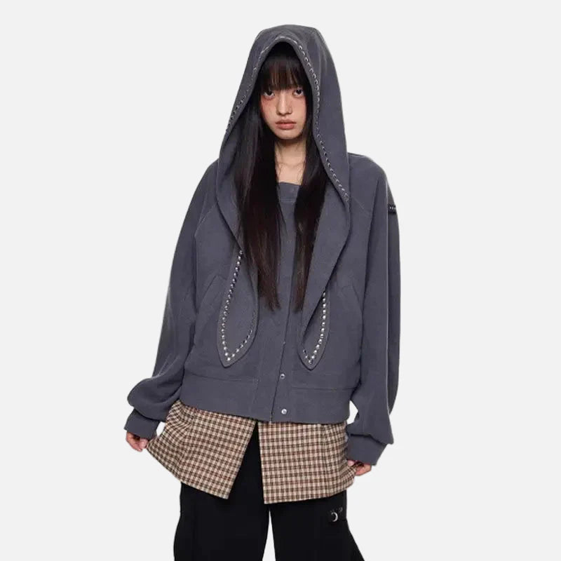 Bunny Stud Relaxed Winter Hood