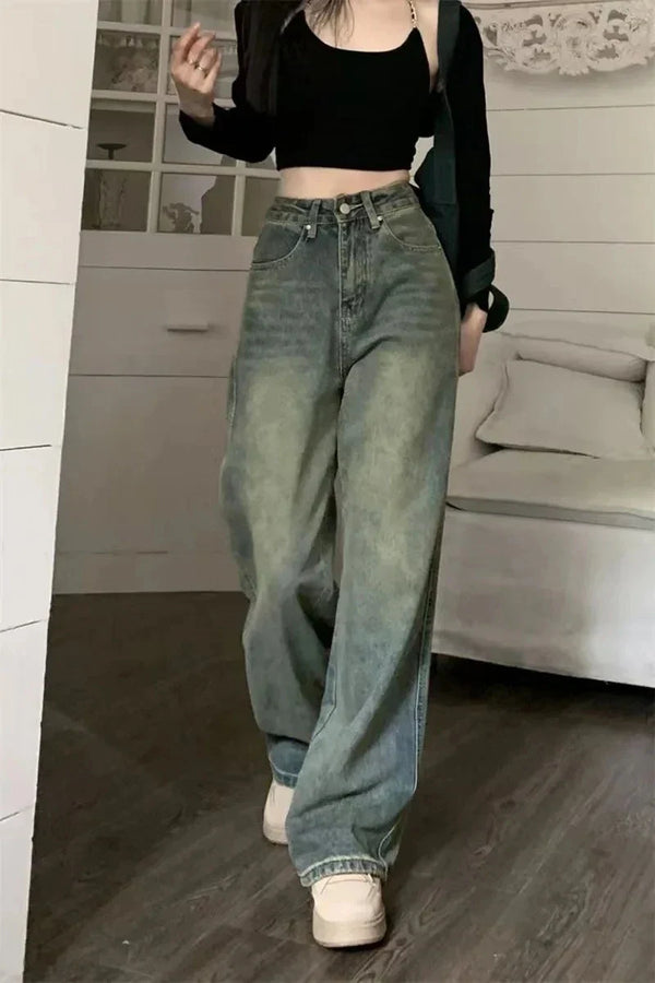 Heritage High-Rise Bell Leg Denim