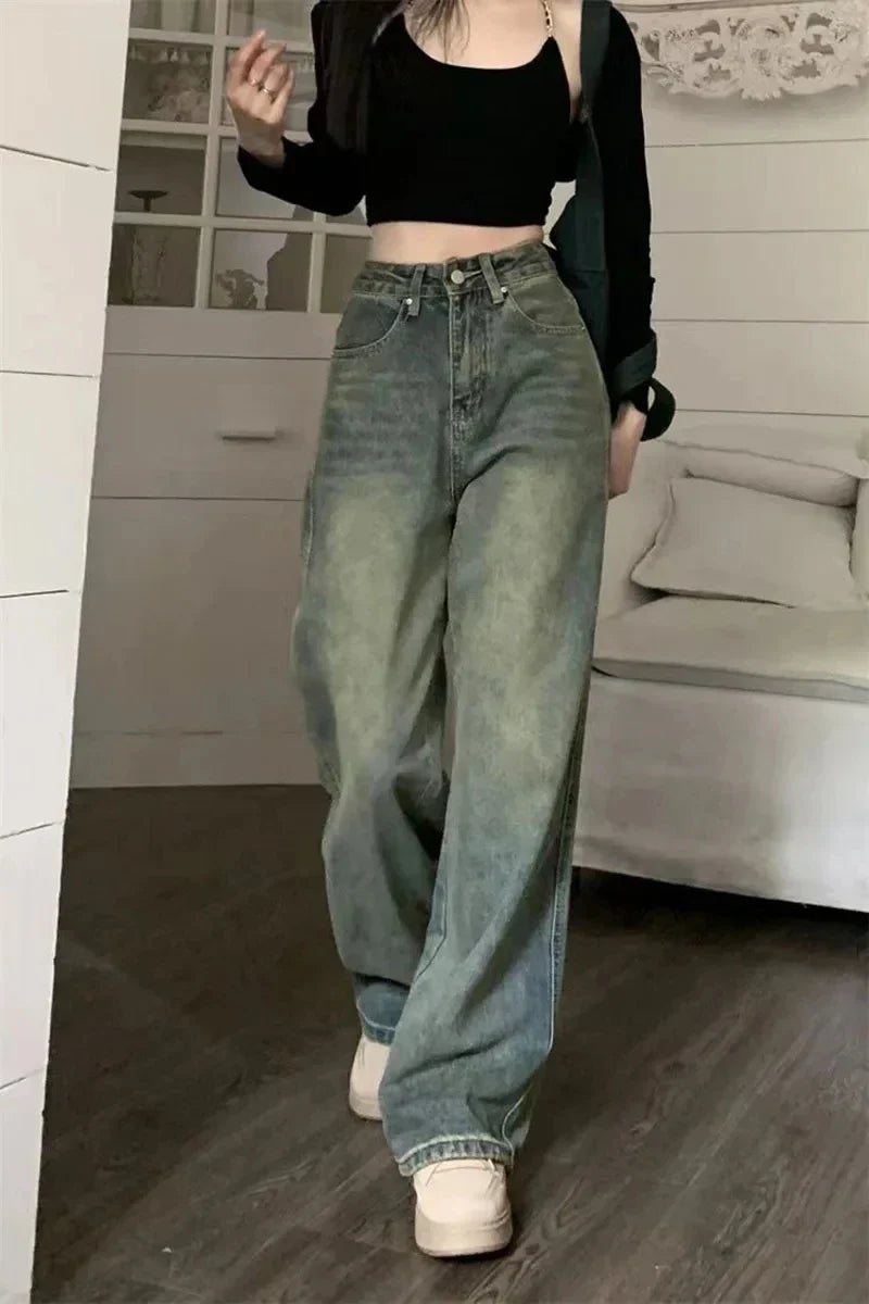 Heritage High-Rise Bell Leg Denim