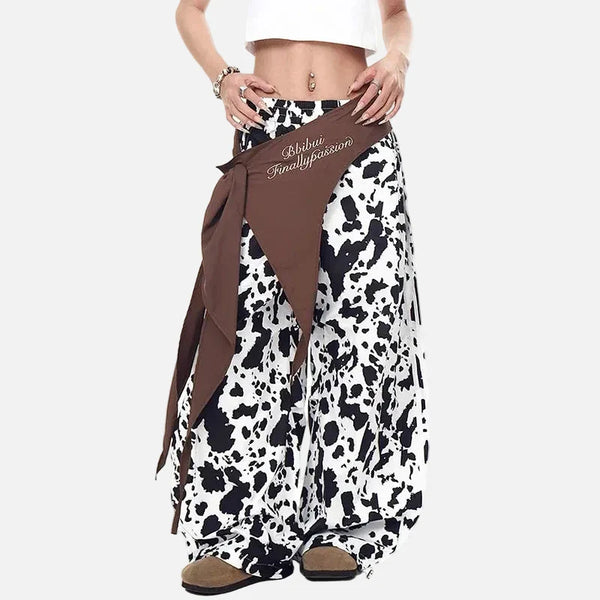 Feline Drift Wide-Leg
