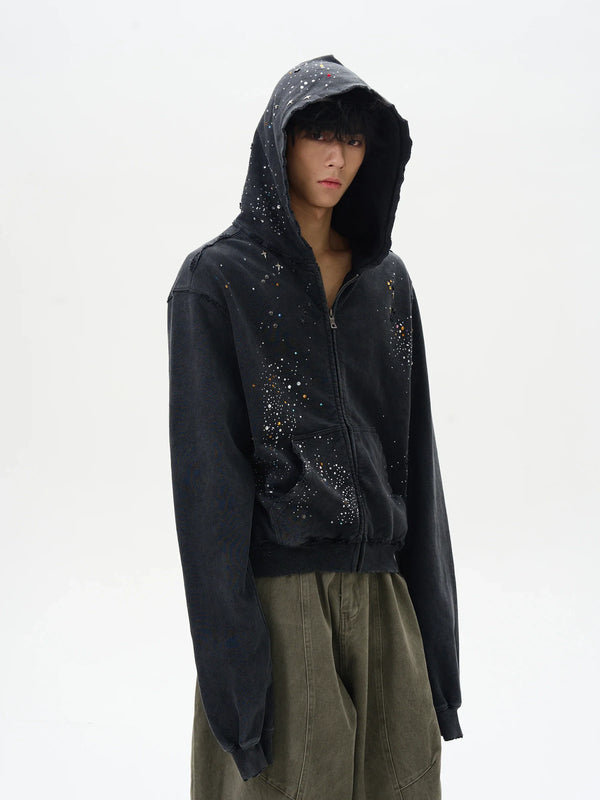 Crystal Zip Premium Sweatshirt