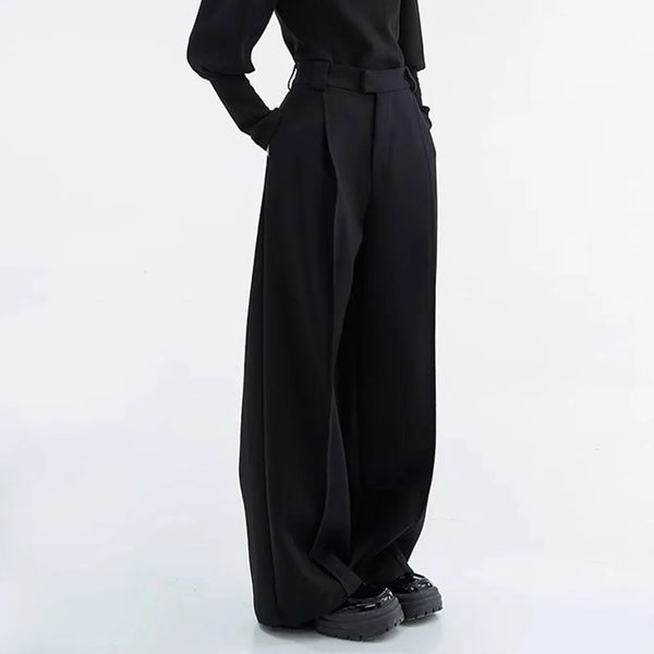 Solid Pleat American Trousers