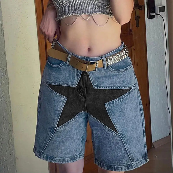 Constellation Patchwork Shorts