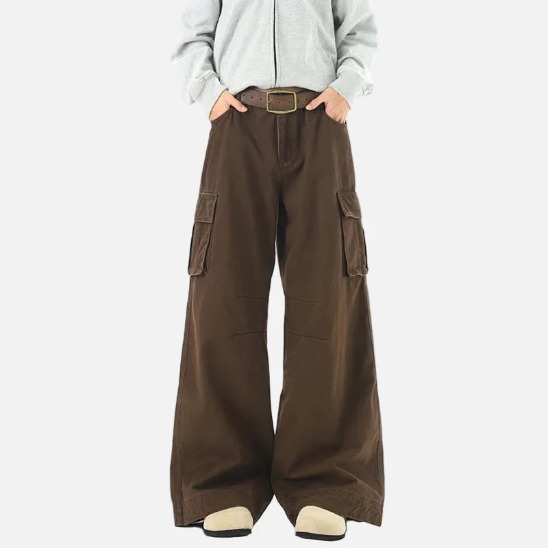 Trendy Seoul Style Relaxed Leg Street Pants