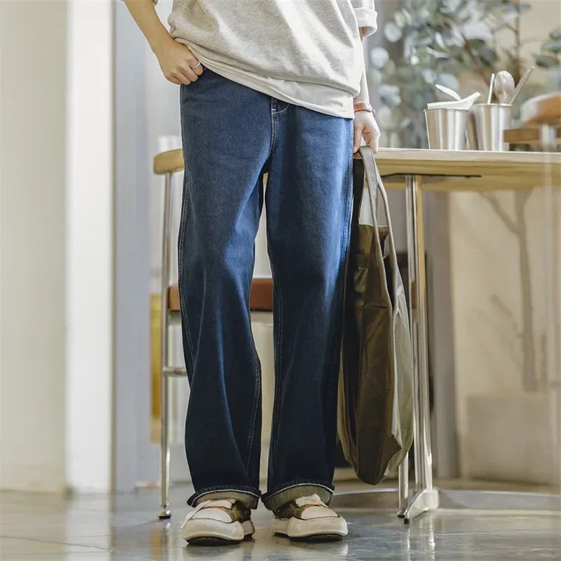 Heritage Rinse Classic Leg Boyfriend Denim