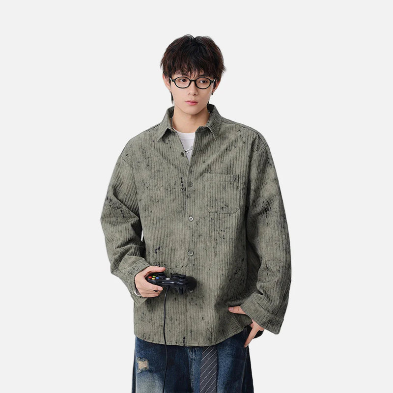 Worn-In Cord Relaxed Long Sleeve Shirt