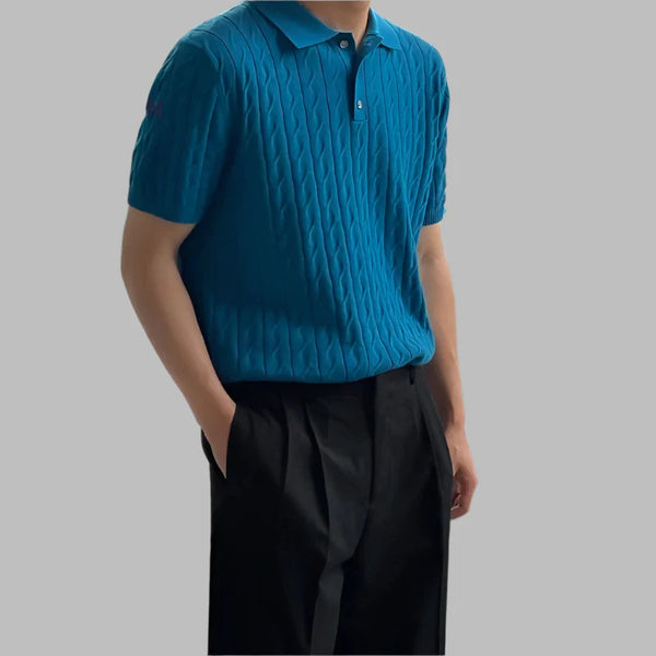 Heritage Soft-Touch Nostalgia Slim Fit Weekend Placket-Neck T-Shirt