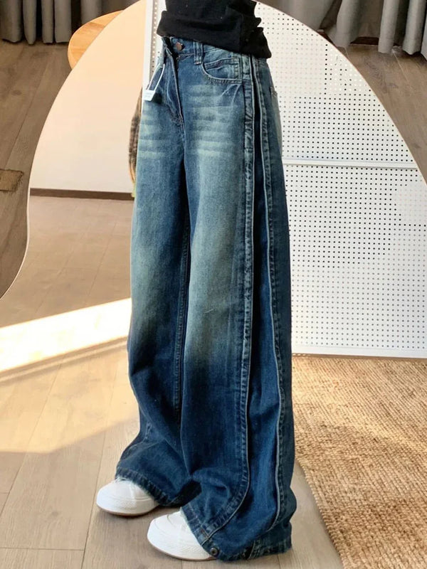 Street Denim High-Rise Relaxed Wide Denim