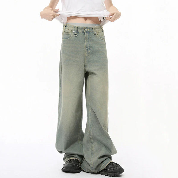 Classic Heritage Green Bell-Leg Denim