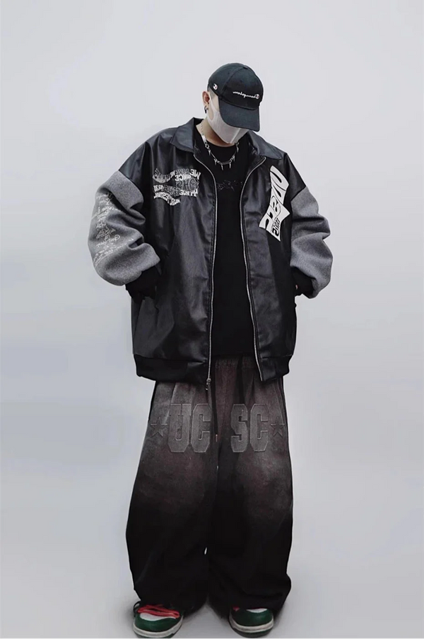 Men's Rebel Scimitar Relaxed Bell-Leg Denim