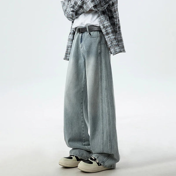 Heritage Rinse Blue Relaxed Hip Denim