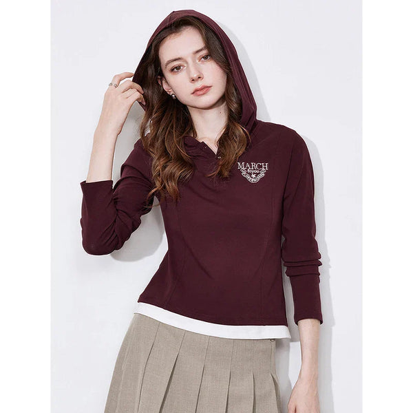 Vivid Slim Hood Sweatshirt