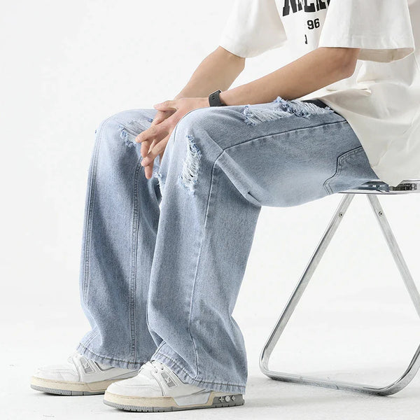 Classic Easy Cut Torn Denim