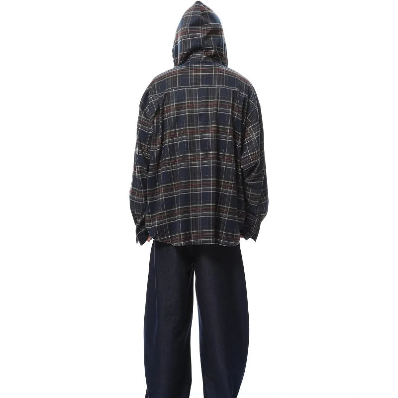 Ekose Günlük Gömlek, detay görünüm — Navra Wear