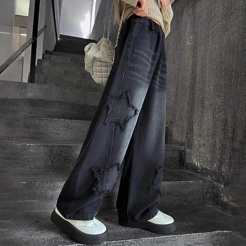 Classic & Sleek Black High-Rise Bell Leg Denim