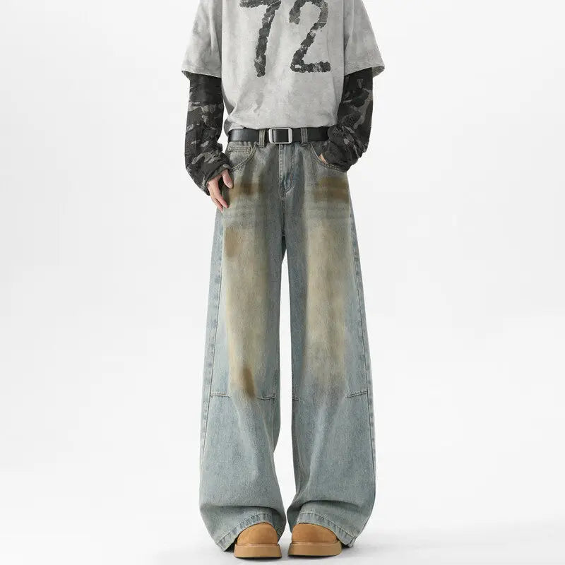 Relaxed Bell Leg Heritage Wash Denim