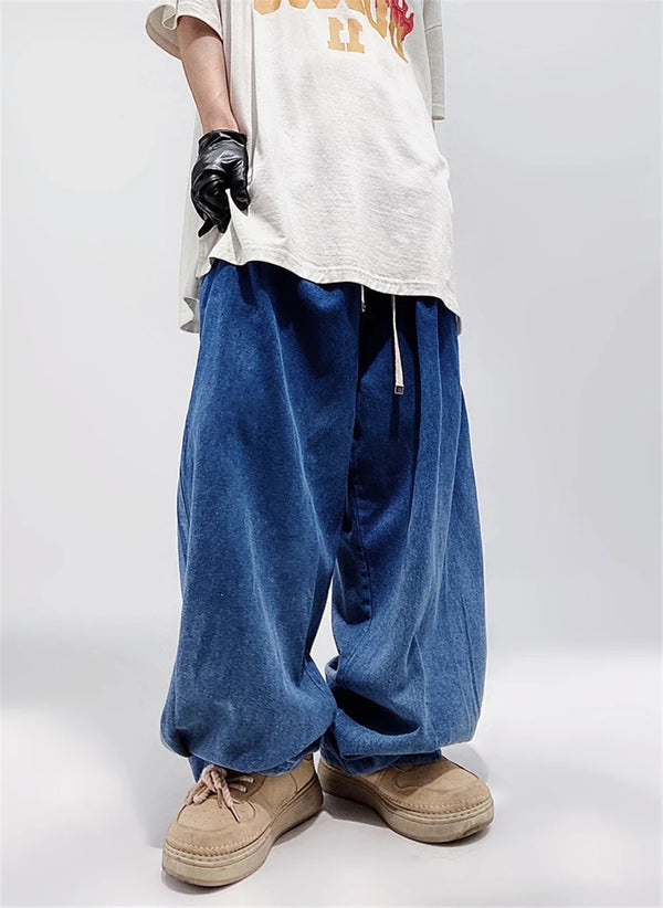 Heritage Metro Elastic Waist Bell Leg Denim