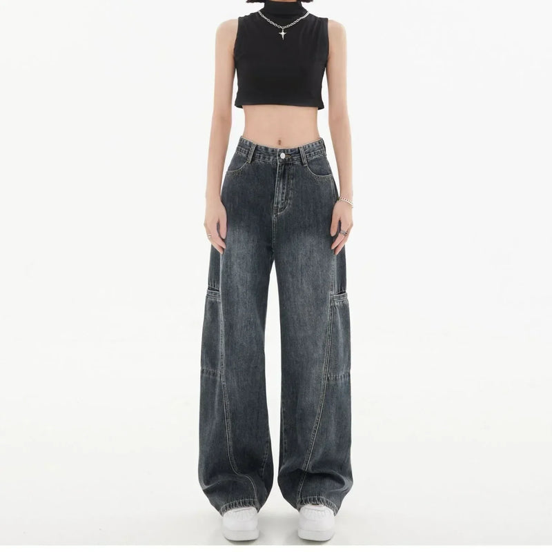 Women Heritage Rinse Utility Bell Leg Denim