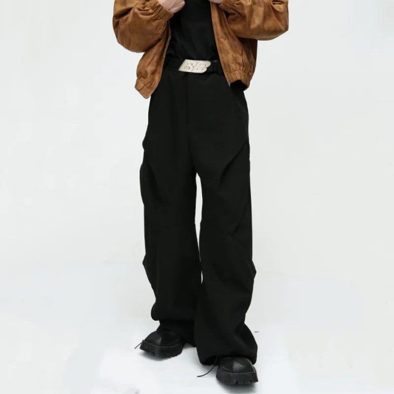 Diamond Splice Pleat Trousers