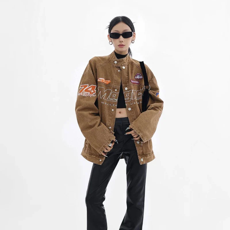 Women Classic City-Ready Light Indigo Denim Jacket