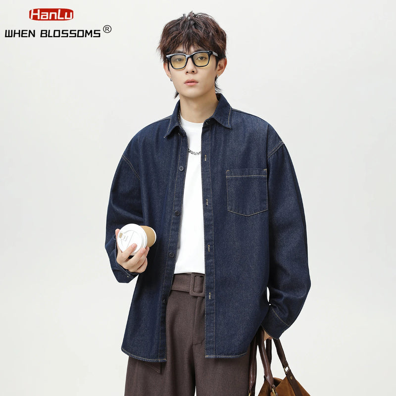 Vintage Tokyo Baskılı Gömlek, önden görünüm — Navra Wear