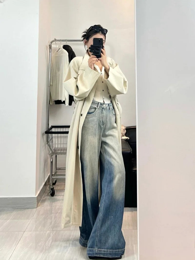 2000s Western Style Mosaic Denim