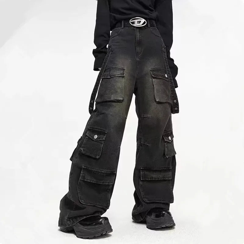 Çok Cepli Kargo Pantolon, önden görünüm — Navra Wear