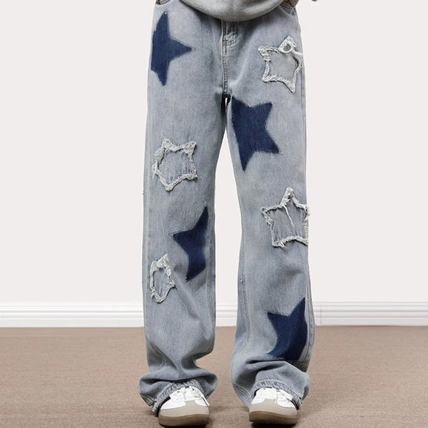 Stellar Stitchwork Relaxed Denim