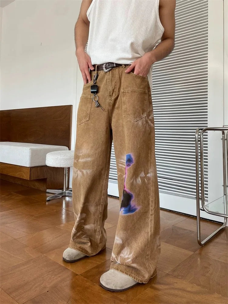 2000s Laidback Bottoms Cyber Brown Relaxed Denim