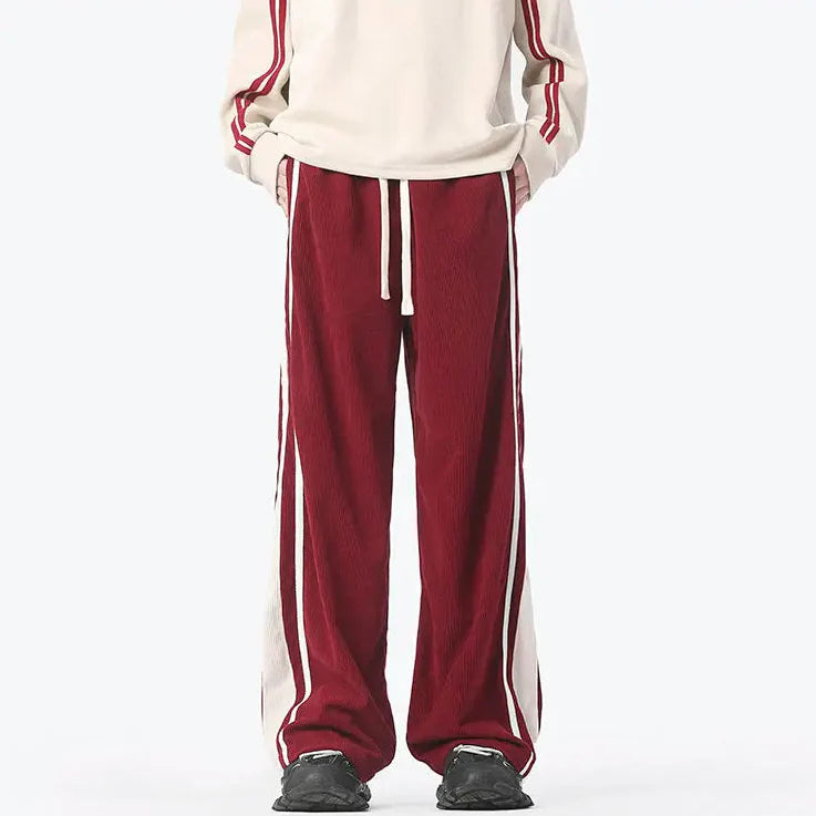 Y2K Wide Leg Jogger, önden görünüm — Navra Wear