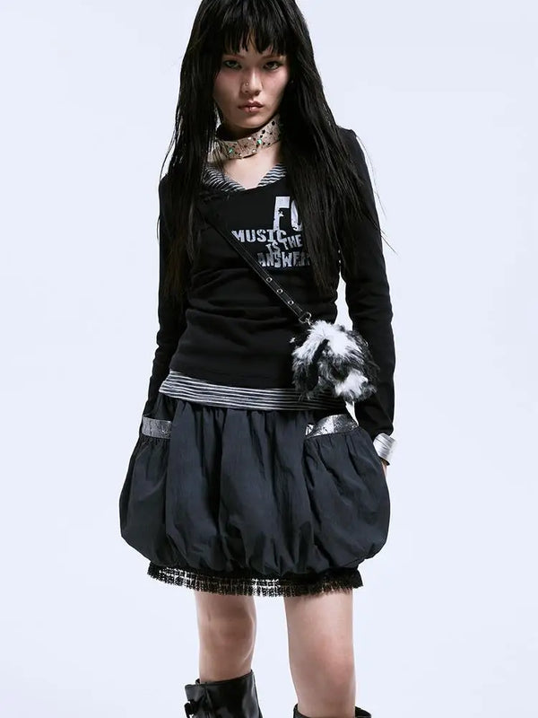 Darkwave Mosaic Print T-Shirt