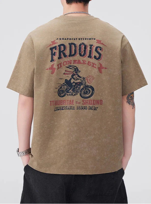 Effortless Classic Epoch Laid-Back Short Sleeve Cotton T-Shirt