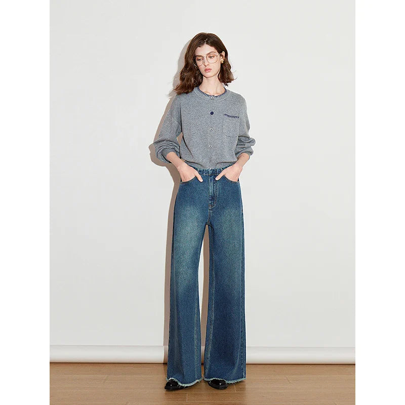 Classic Spring Denim Bell Leg Denim