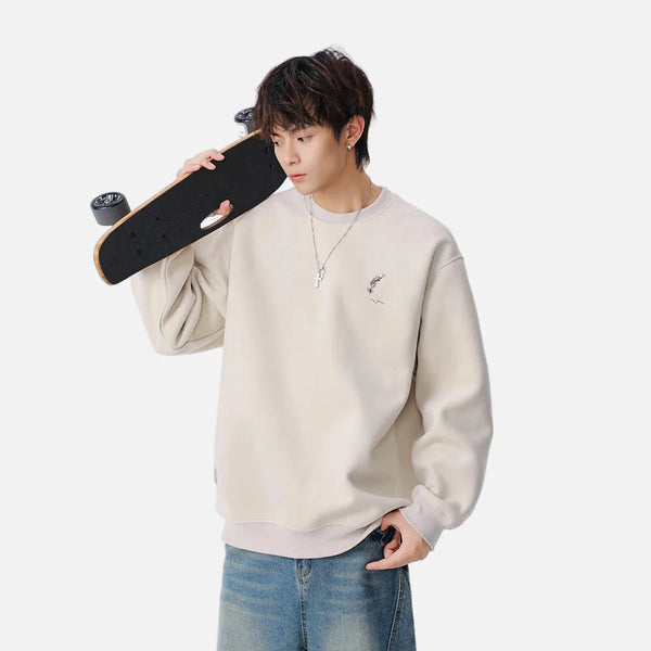 Plush Stitch Crewneck Sweatshirt
