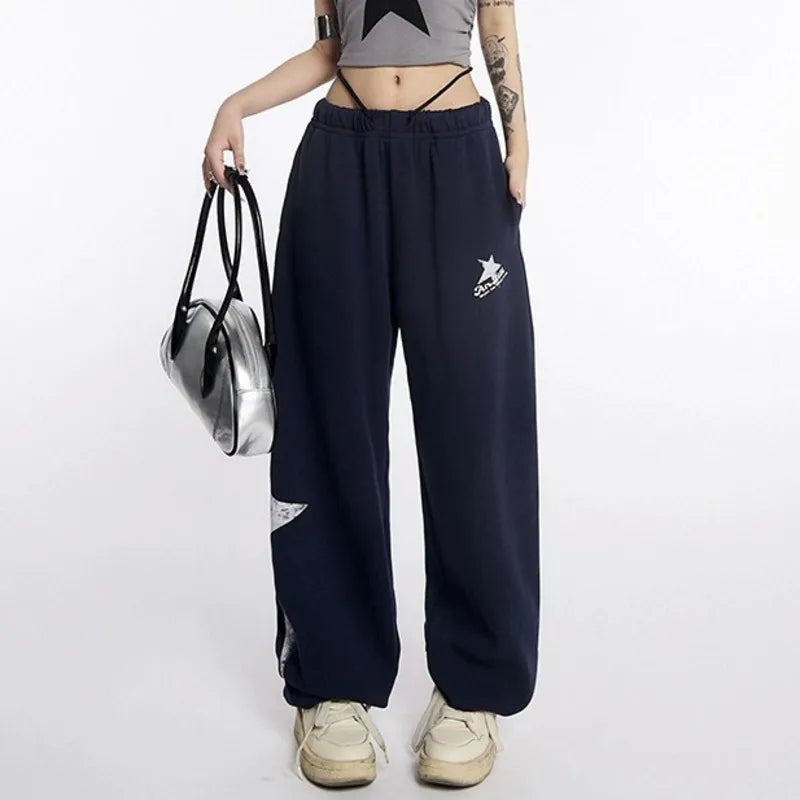 Kadın Wide Leg Jogger, önden görünüm — Navra Wear
