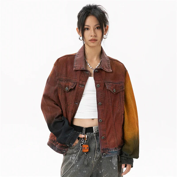 Heritage Rust Long Sleeve Denim Jacket