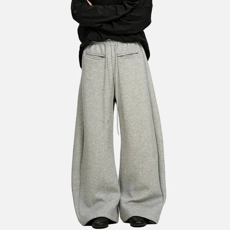 Wide Leg Western Baskılı Jogger, önden görünüm — Navra Wear